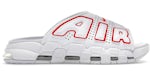 Nike Air More Uptempo Slide Blanco Universidad Rojo