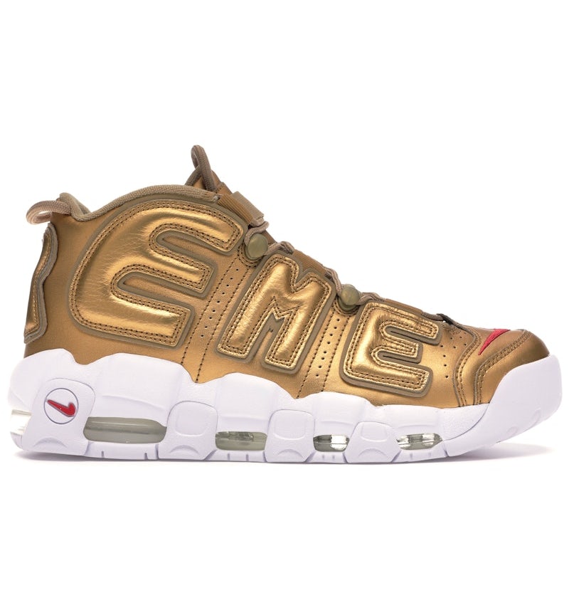 Nike Air More Uptempo Supreme Suptempo Gold Men's 902290-700 US