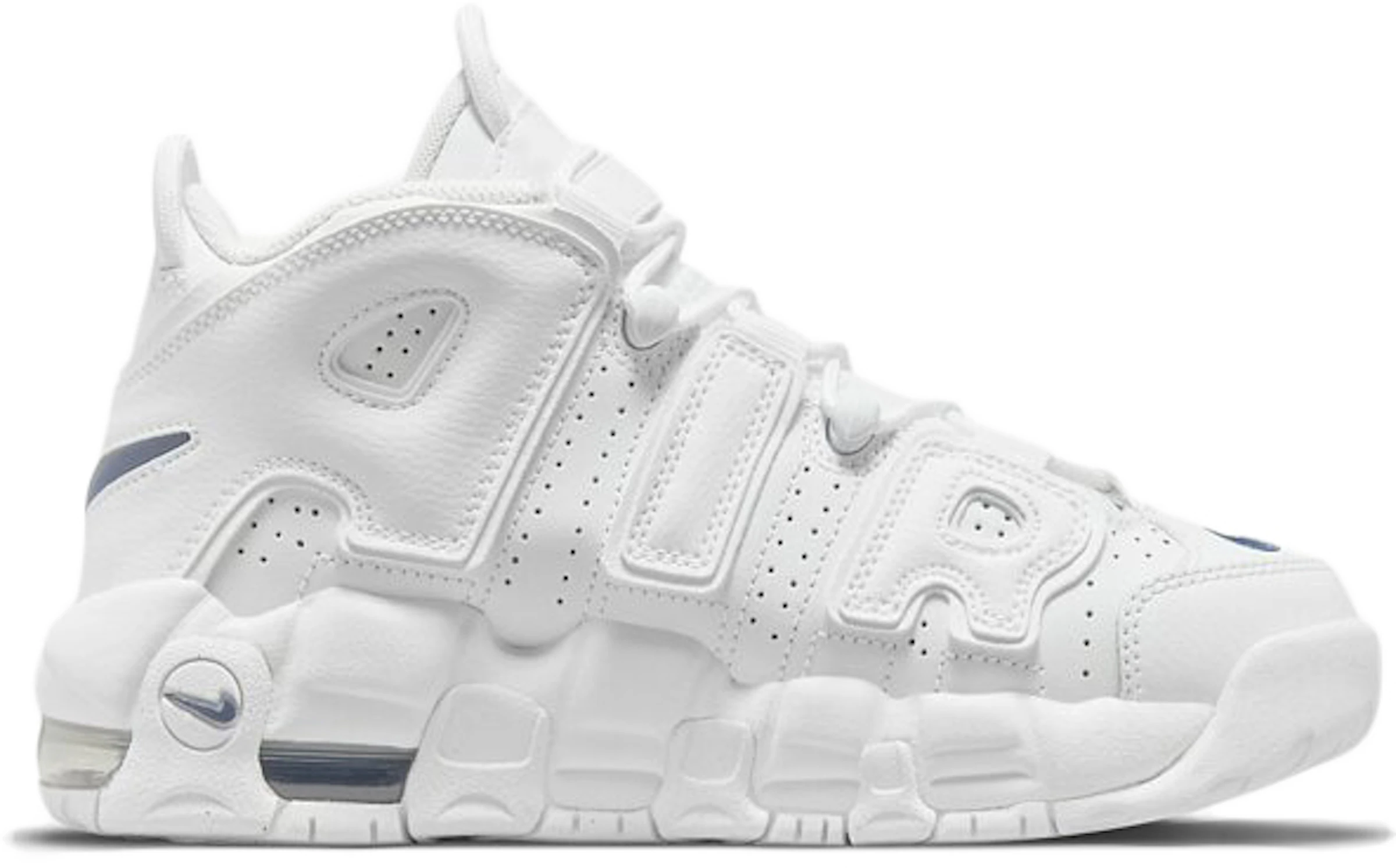 Nike Air More Uptempo White Midnight Navy (GS) - - ES