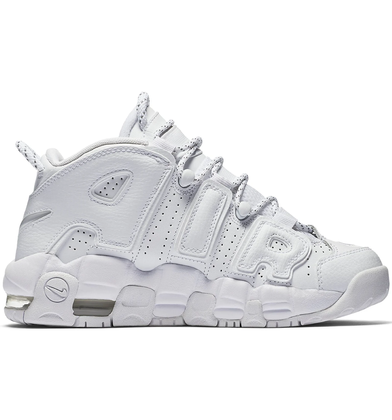 Nike Air More Uptempo Triple White 2017 GS Kids 415082 102