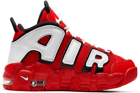Nike Air More Uptempo University Red Black White (PS) - CD9403-600 Nike Air More Uptempo University Red Black White (PS) - CD9403-600