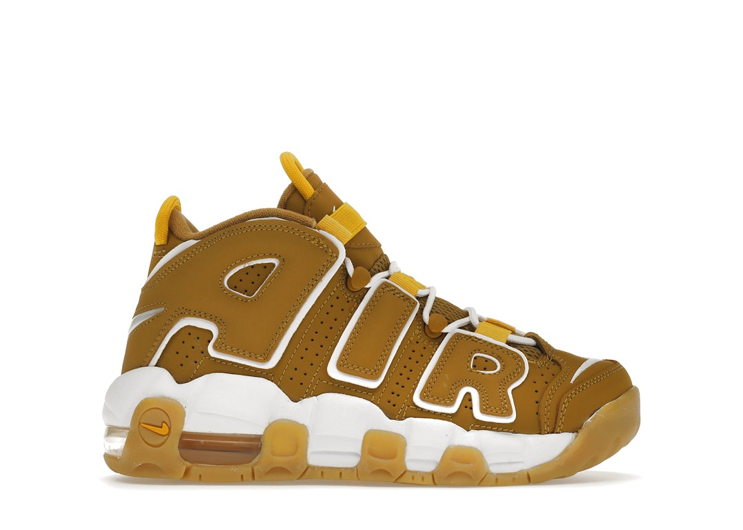 Pre-owned Nike Air More Uptempo Wheat (gs) In Wheat/wheat/white