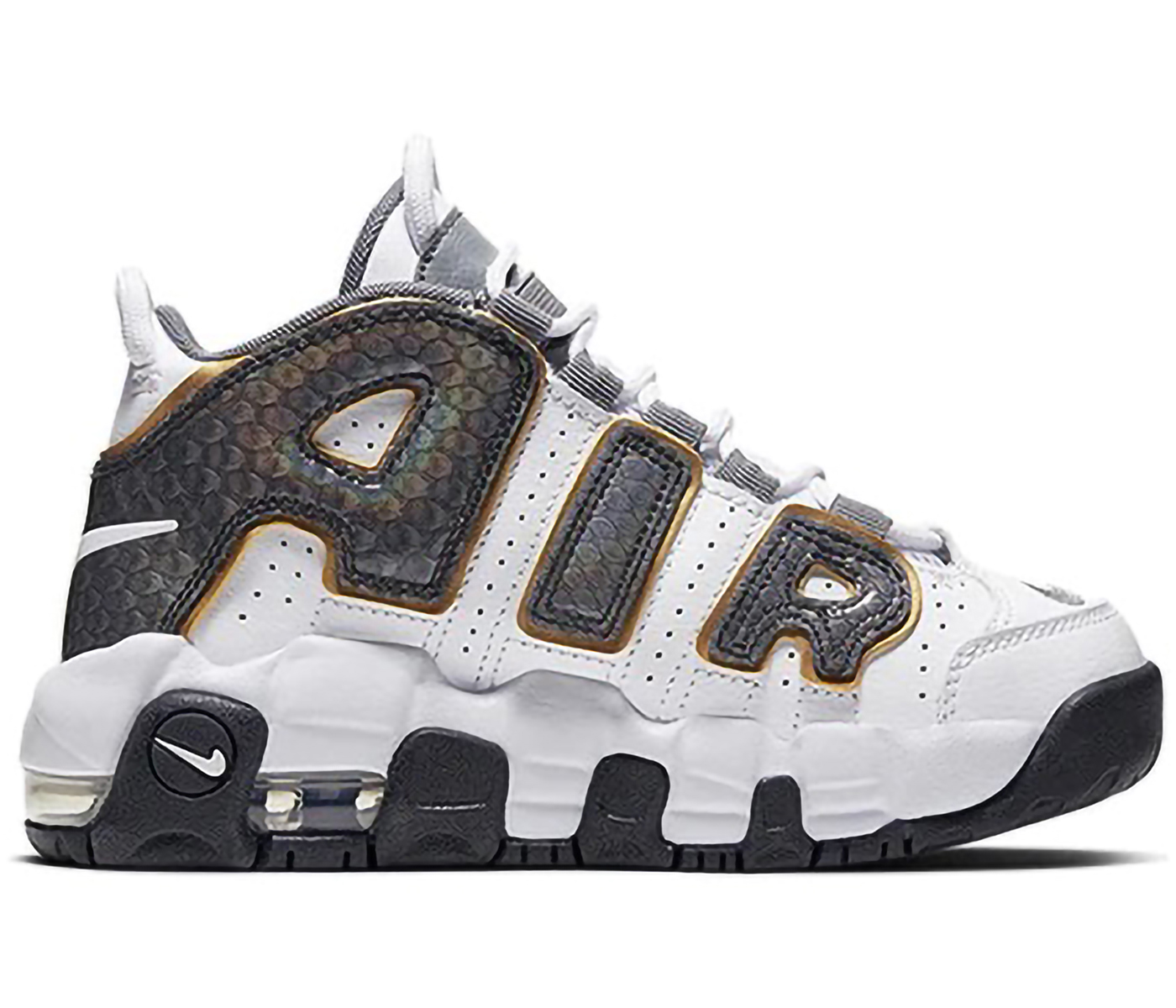 Nike Air More Uptempo White Anthracite Snakeskin (PS)