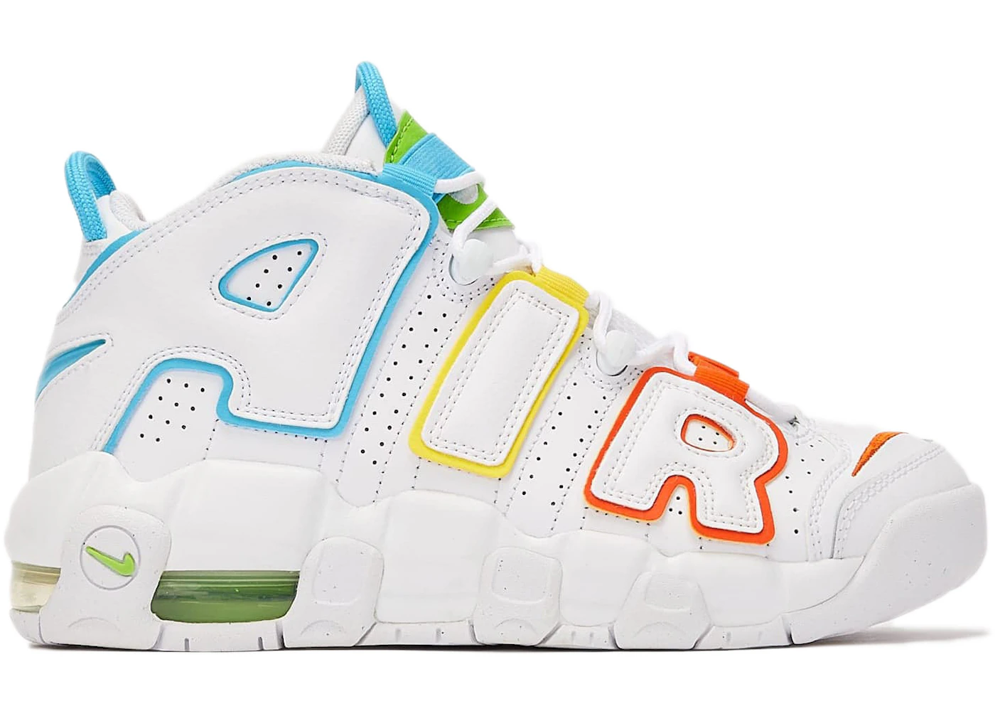 Nike Air More Uptempo White Multi-Color (GS) Kids' - FJ4624-100 - US