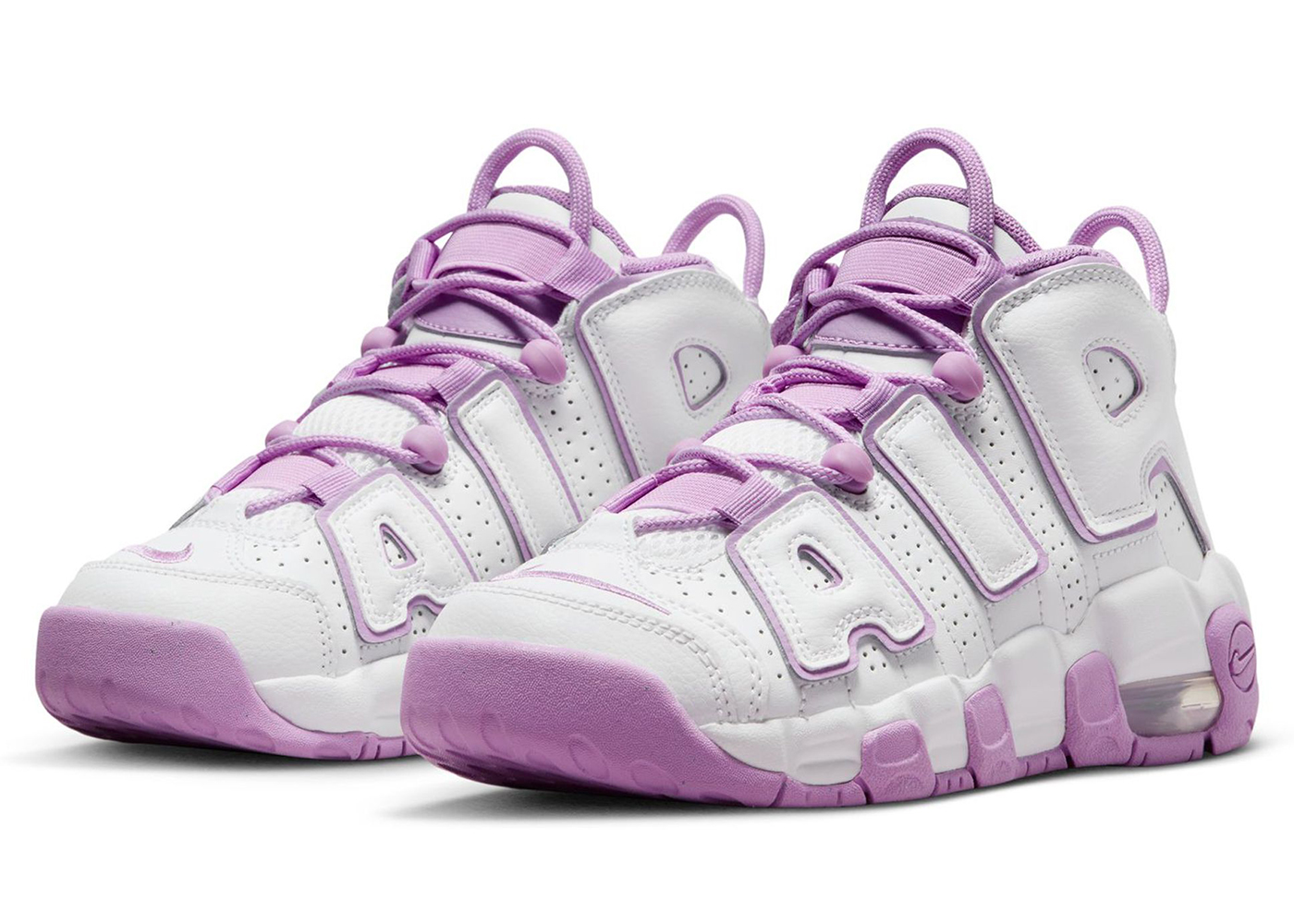 nike air more uptempo pink and white