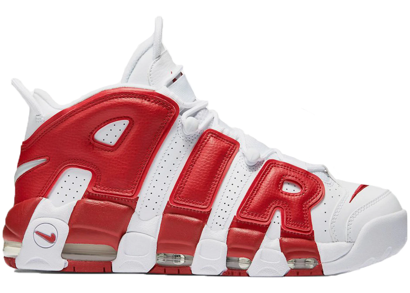 Nike more uptempo varsity red Clearance