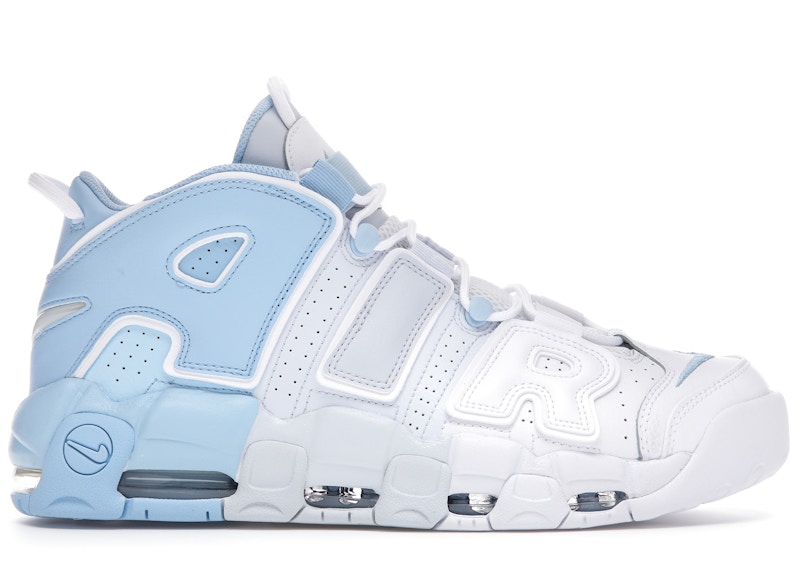 nike uptempo sky blue