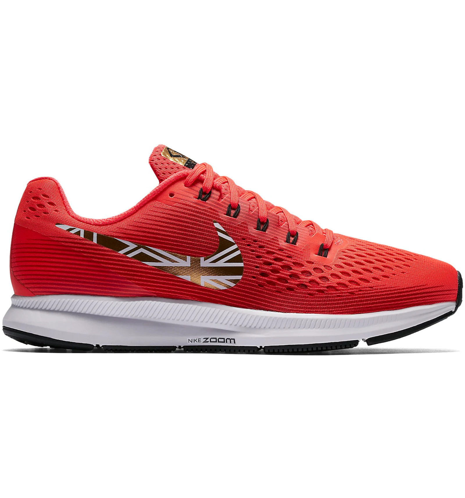 Nike air zoom pegasus top 34 mens black and gold