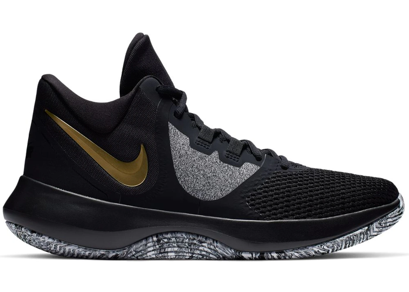 Nike Air Precision 2 Black Metallic Gold Men s AA7069 090 US