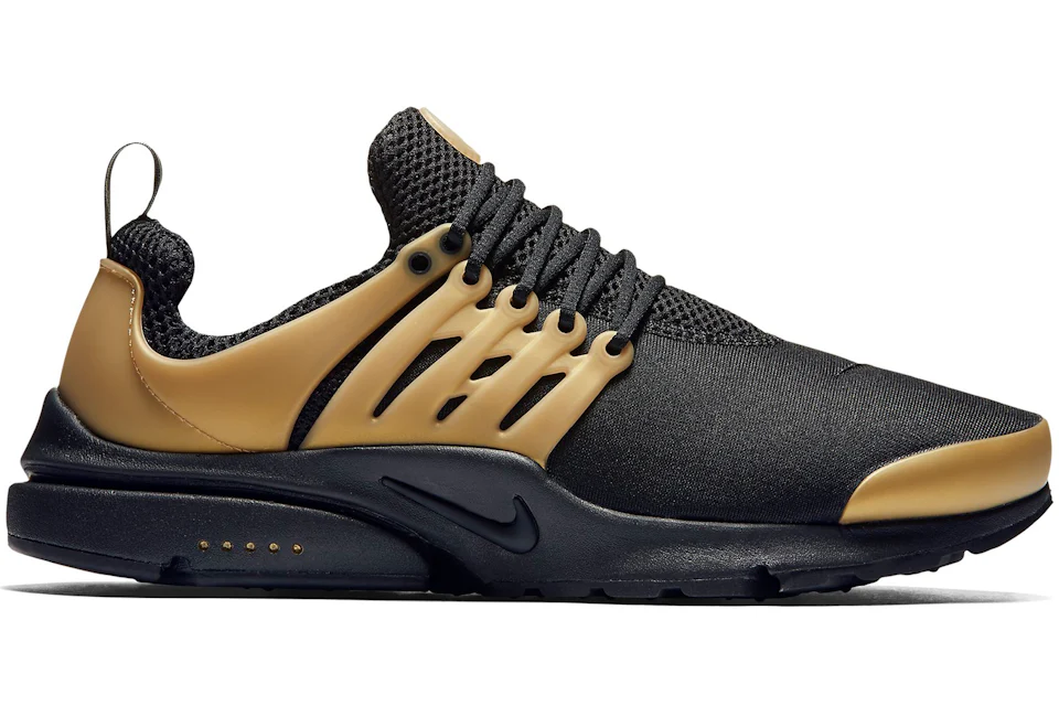 Nike presto deals black and yellow