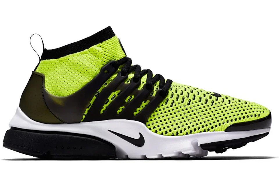 Nike Air Presto Flyknit Ultra Volt Black White Men s 835570 701 US
