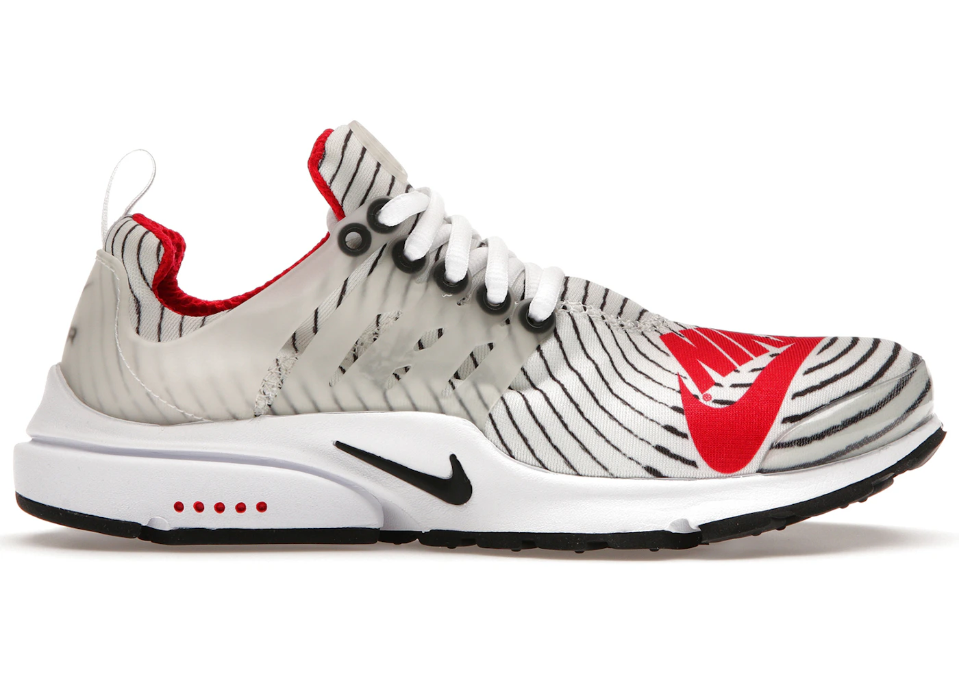 Nike Air Presto Hypnotic White Red Men's CT3550-101 US