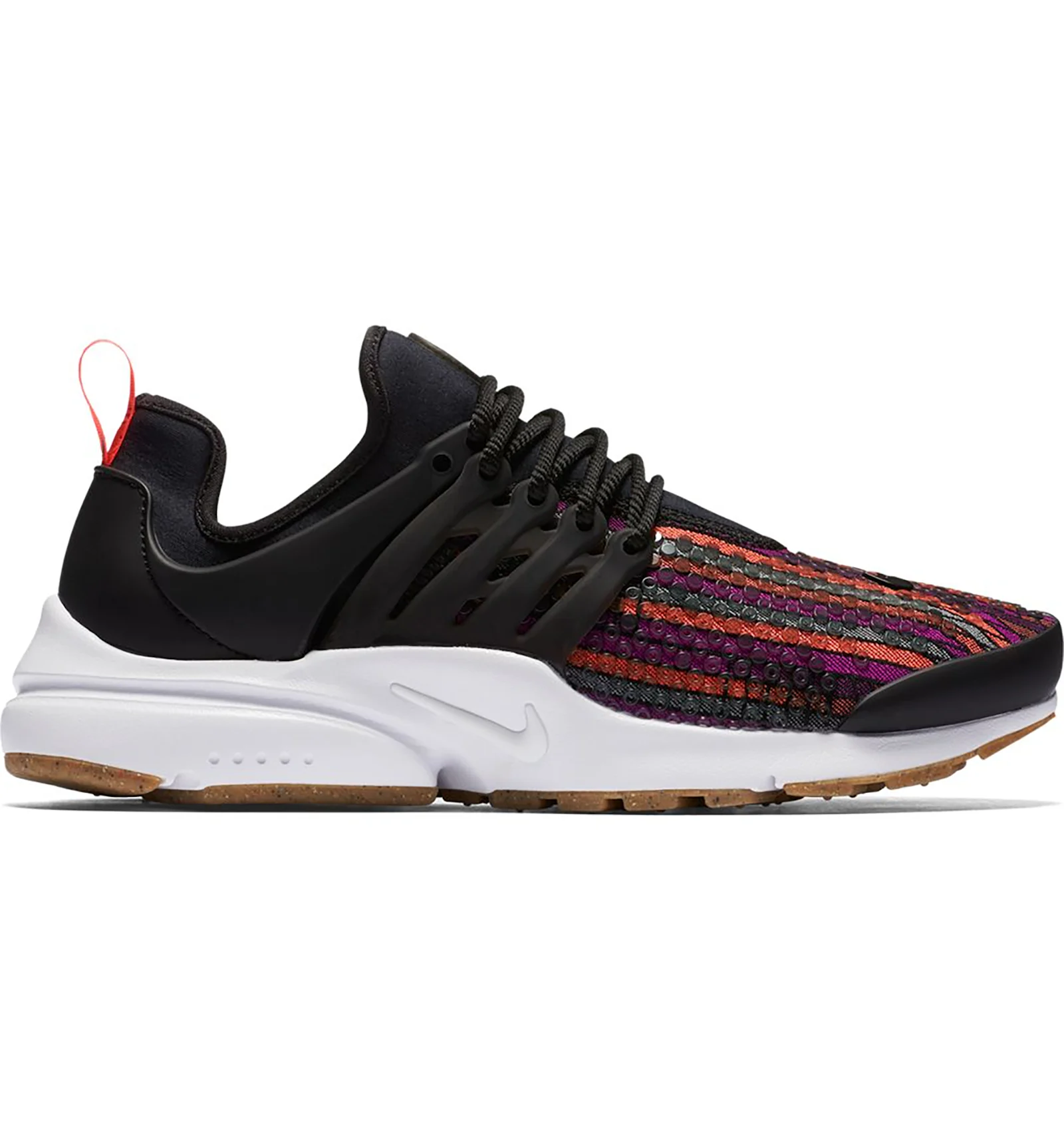 Women's air presto - black/white/gum yellow cheap
