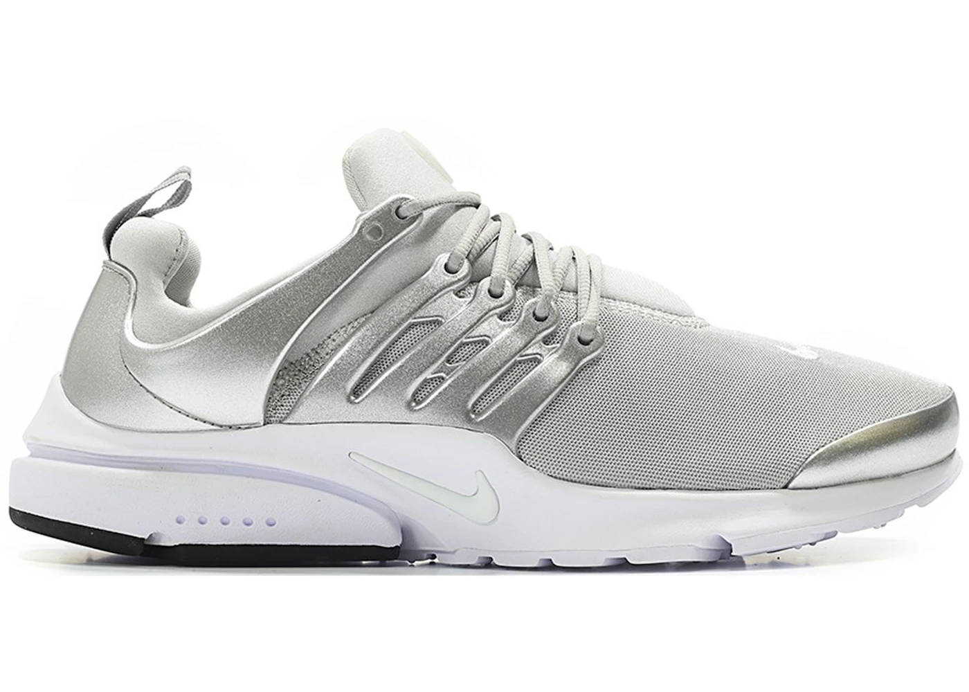 Nike air presto black silver clearance
