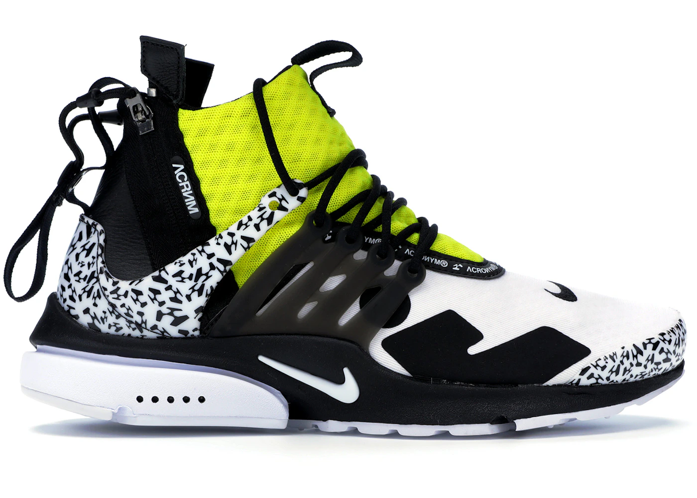 Nike Air Presto Mid Acronym Dynamic Yellow Men's - AH7832-100 - US