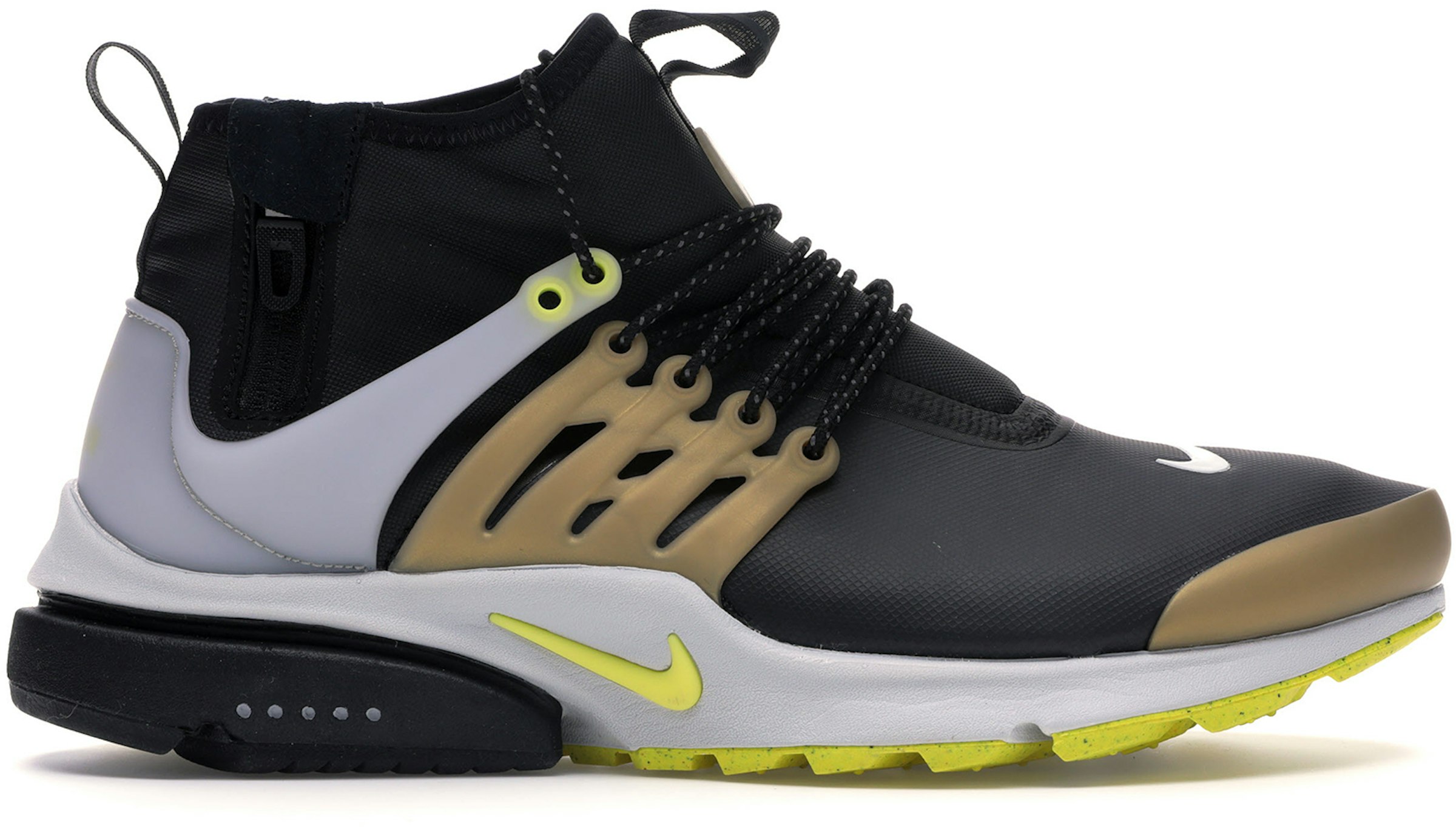 Nike Mid Utility Black Yellow Streak Men's 859524-002 - US