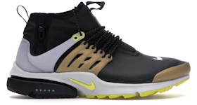 Nike Air Presto Mid Utility Black Yellow Streak