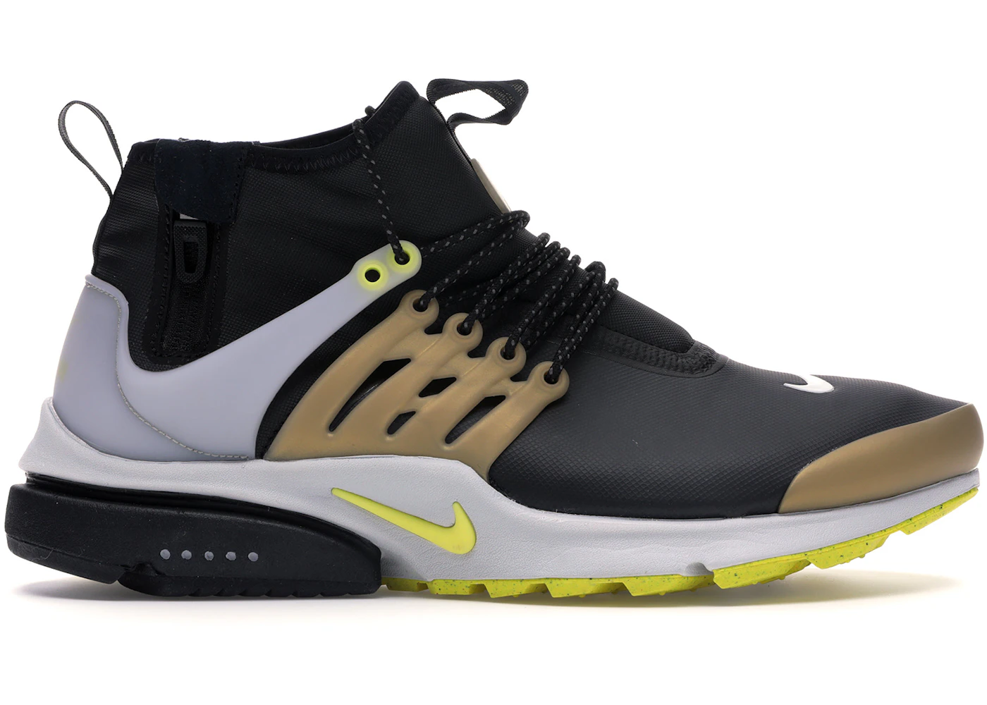 Nike Air Presto Mid Utility Nero Giallo Streak Uomo 859524-002 IT