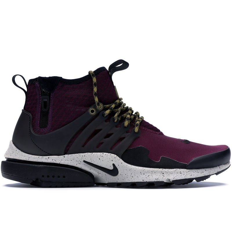 Nike Air Presto Mid Utility Bordeaux Men's 859524-600 US