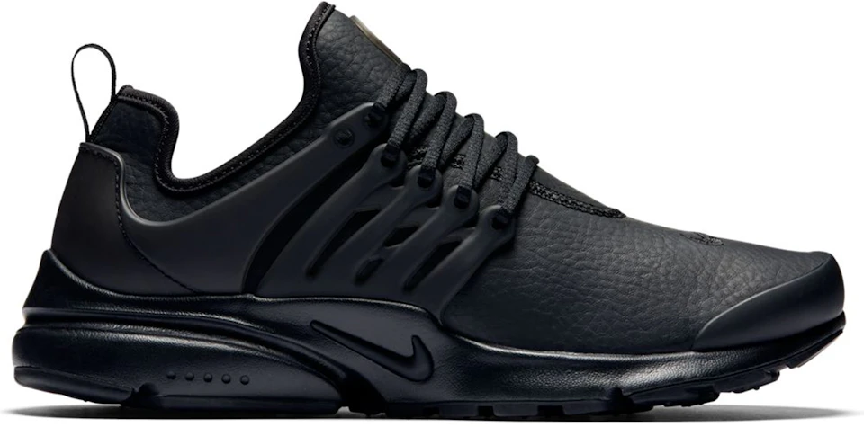 elevación Santuario pegar Nike Air Presto Premium Black Leather (W) - 878071-002 - ES