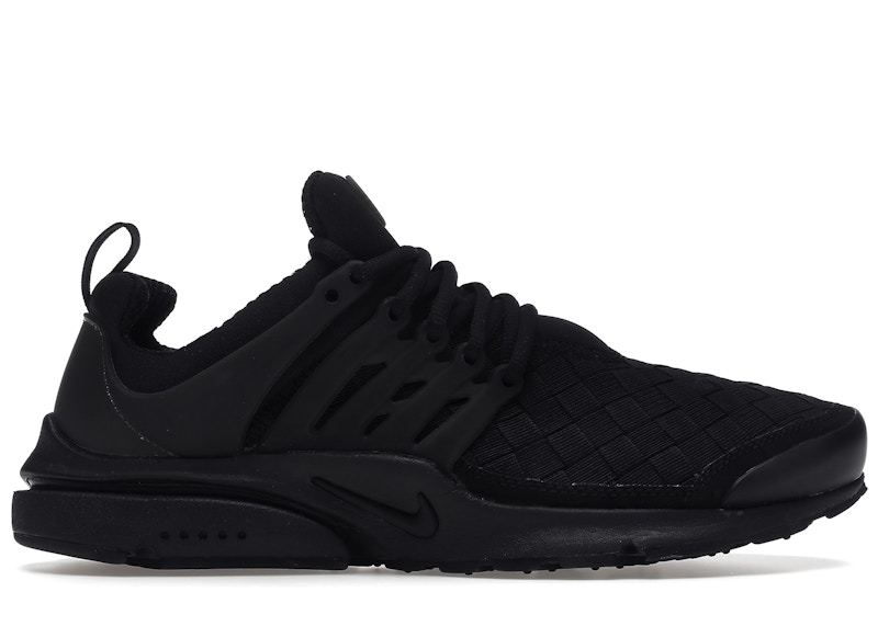 Nike Air Presto Woven Triple Black Men s 848186 001 US