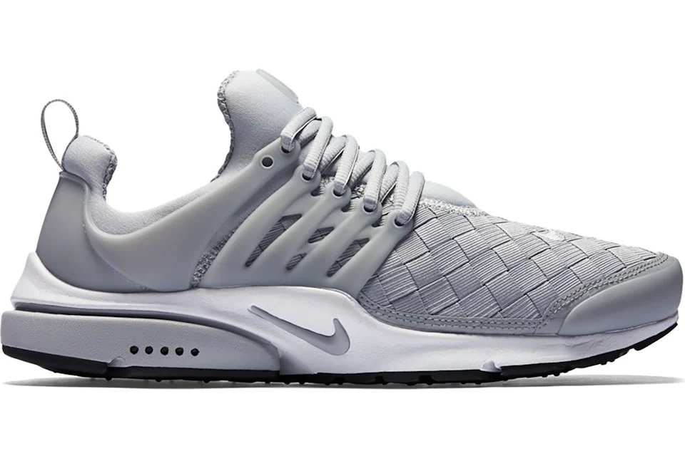 Grey woven nike presto 13 best sale