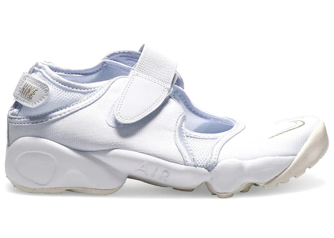 Pre-owned Nike Air Rift Breathe Football Grey (women's) In Football Grey/sanddrift-phantom-white