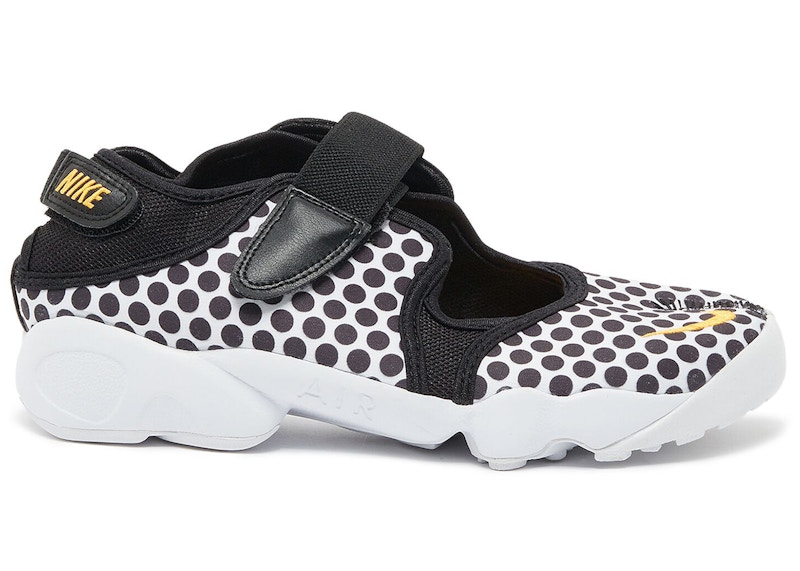 Nike Air Rift Breeze Polka Dot Black White Orange (Women's