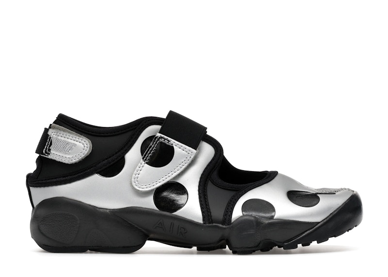 Nike Air Rift Polka Dots (Women's) Sneakers in Black/Metallic Silver