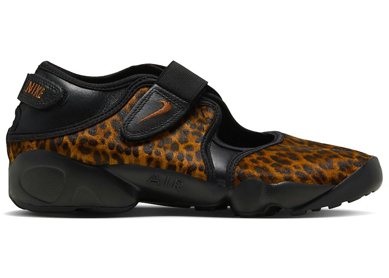 Nike Air Rift Pony Hair Leopard Zwart