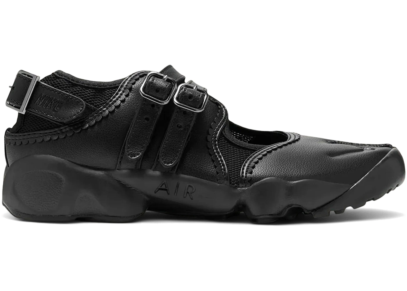 Wmns Air Nike Air Rift Breathe Triple Black Nike Air Rift Triple