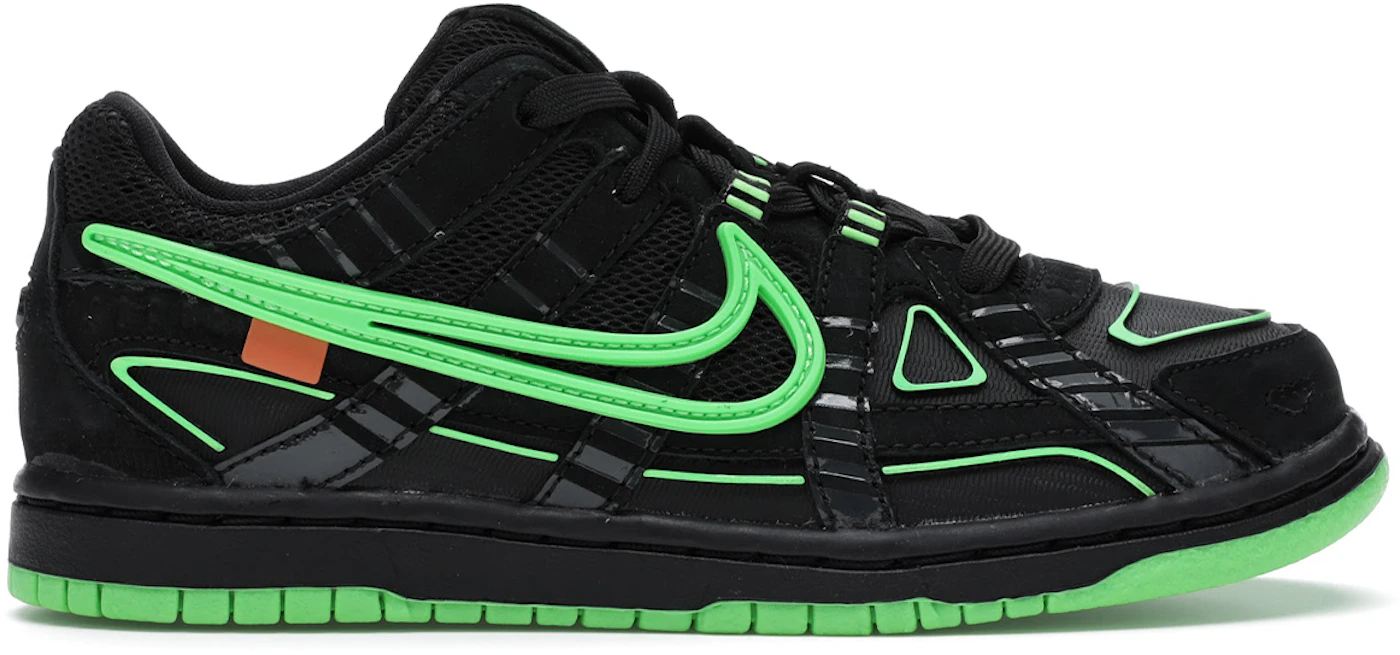 Nike Air Rubber Dunk Off-White Green Strike (PS) Kids' - CW7410-001 - US