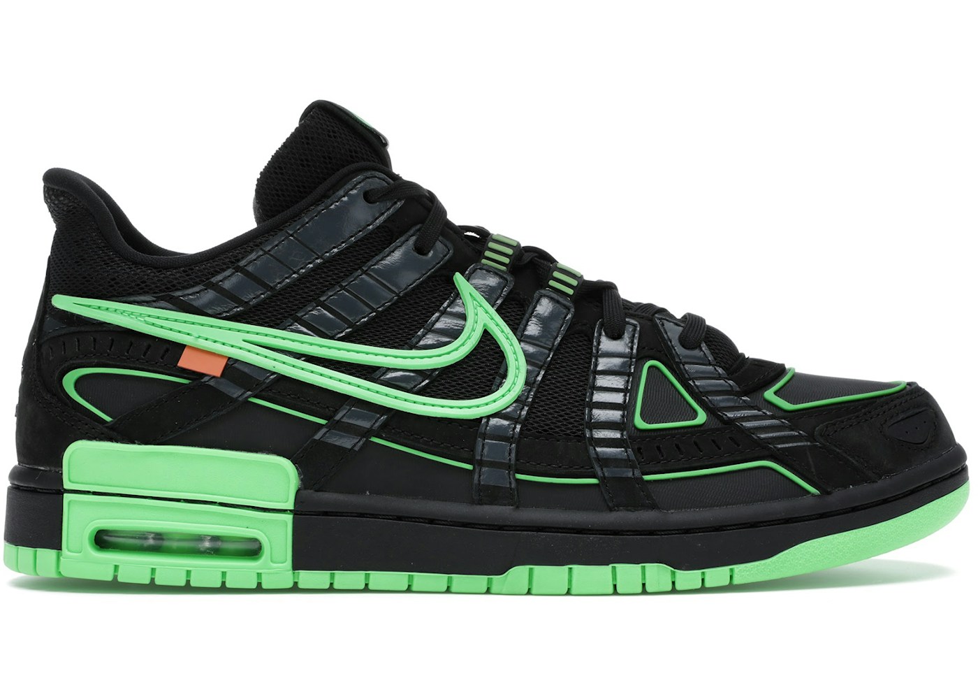 Nike Air Rubber Dunk Off White Green Strike Cu6015 001 Nike Air Rubber Dunk Off White Green Strike Cu6015 001