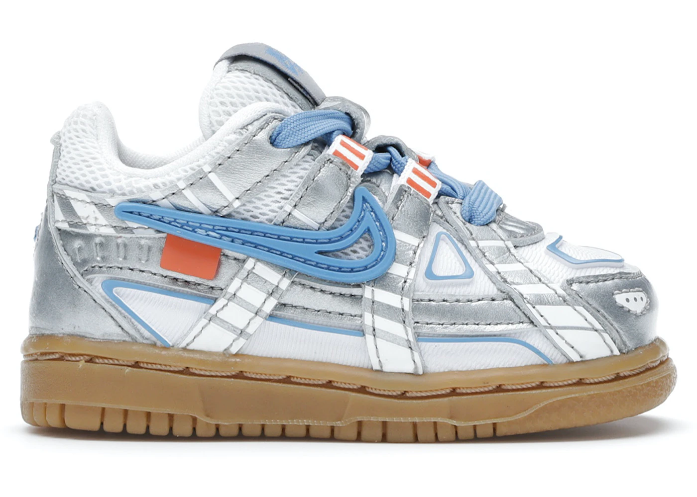 Nike Air Rubber Dunk Off-White University Blue (TD) Toddler - CW7444 ...