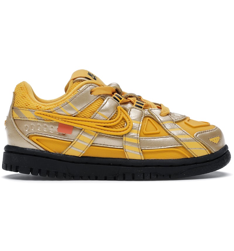 Nike Air Rubber Dunk Off-White University Gold (TD) - CW7444-700 - US Nike Air Rubber Dunk Off-White University Gold (TD) - CW7444-700 - US