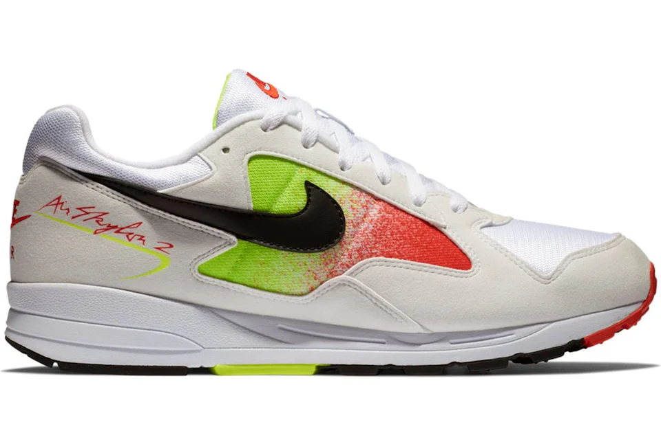 Nike Air Skylon 2 White Black Volt Habanero Red