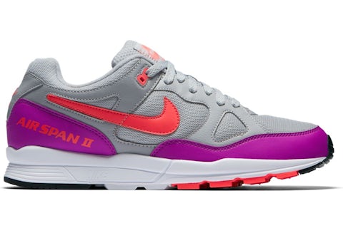 Nike Air Span 2 Wolf Grey Solar Red Vivid Purple Men s AH8047 009 US