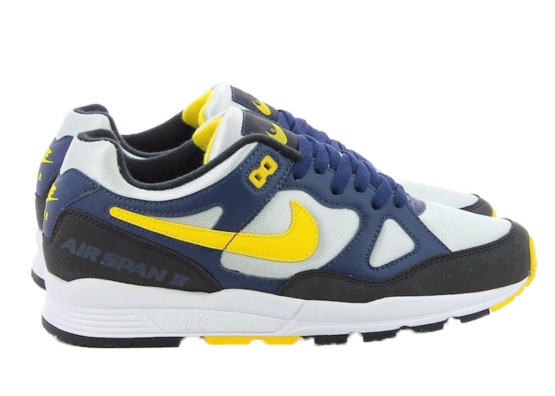 Nike Air Span II Midnight Marine Tour Jaune Homme Style AH8047 401 FR