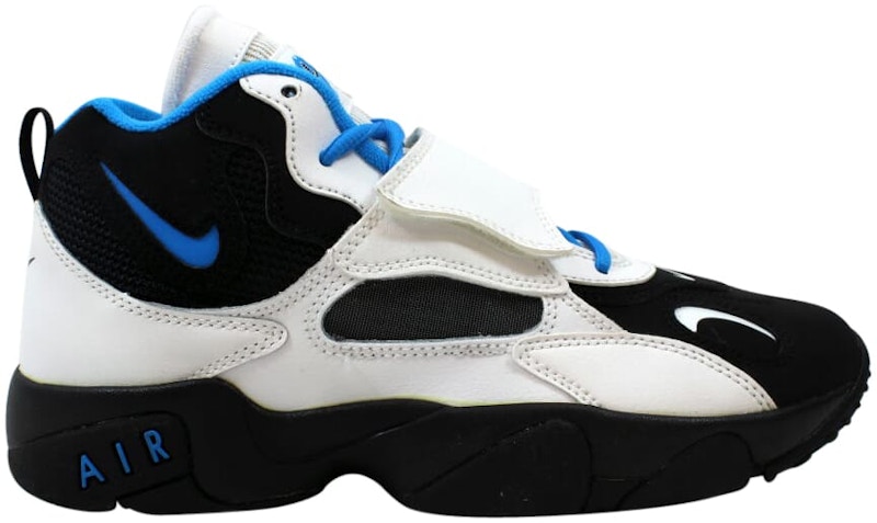 Nike air speed turf black best sale and white