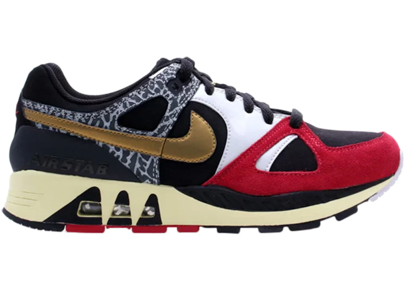 Nike Air Stab Premium Black Varsity Red Men's 313717-071 GB