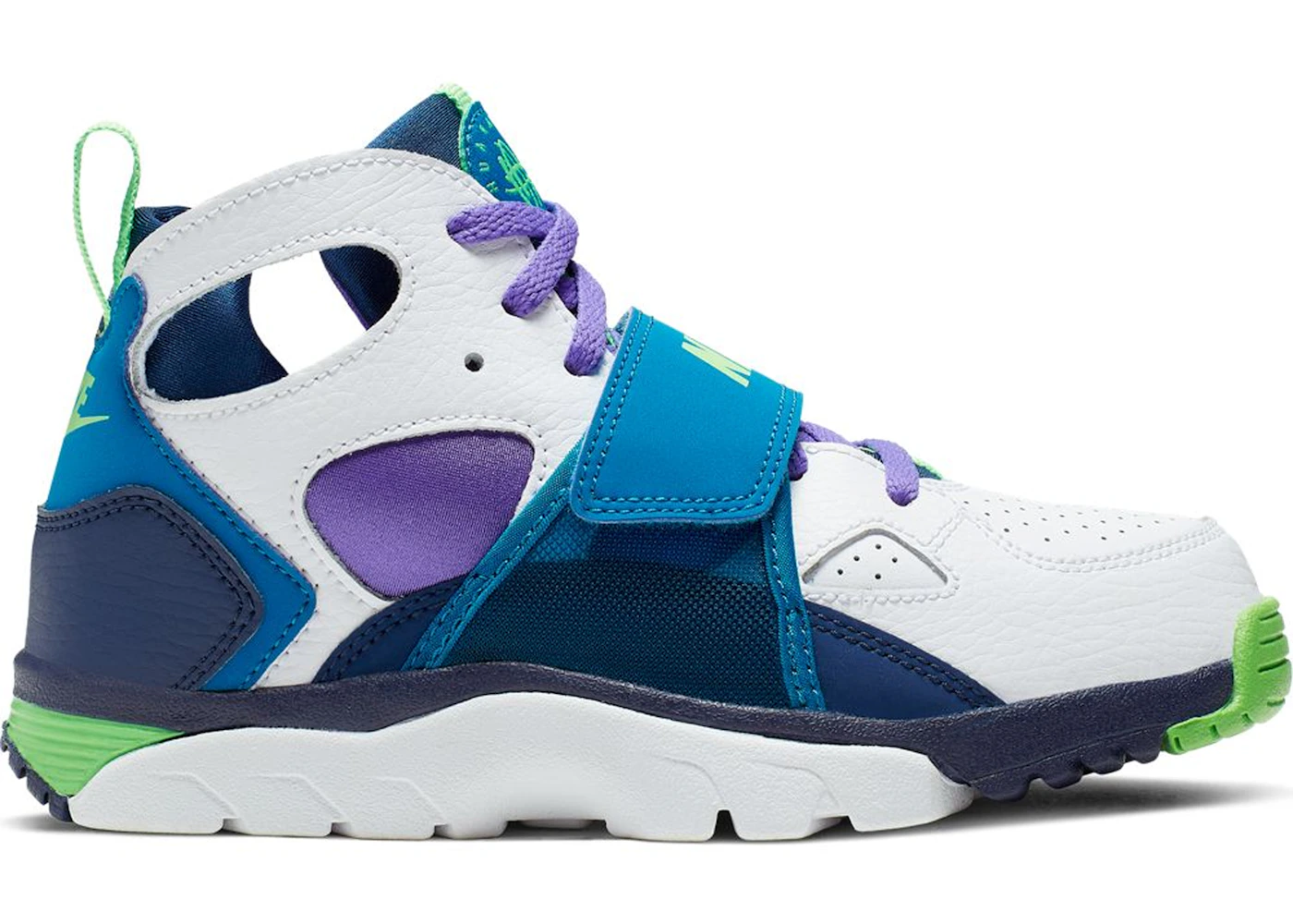 Nike huarache hot sale blue and purple