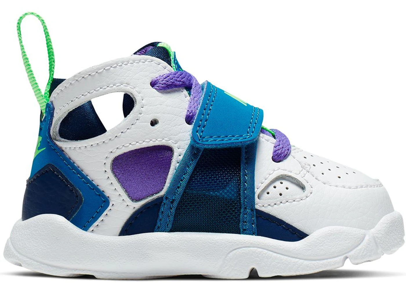 Blue and purple huaraches on sale