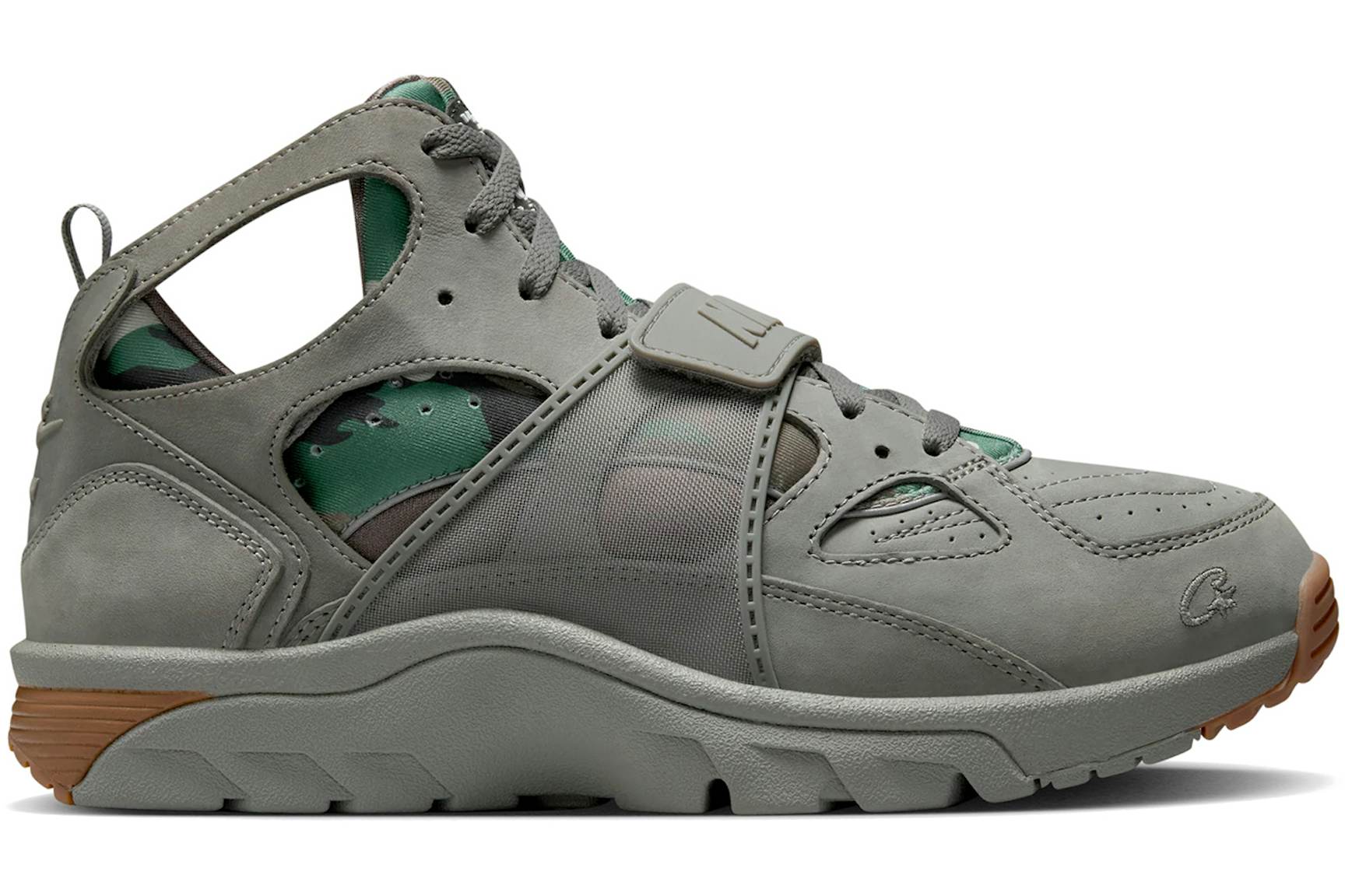 Nike Air Trainer Huarache Corteiz Gully Grey Men's - FQ8793-001 - GB