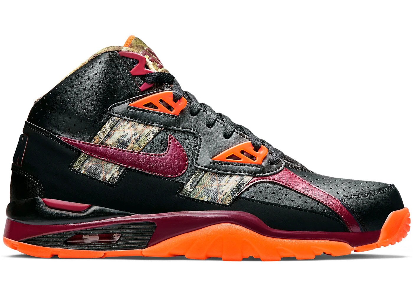 Nike Air Trainer SC High Camo Black Crimson Men s 685151 001 US