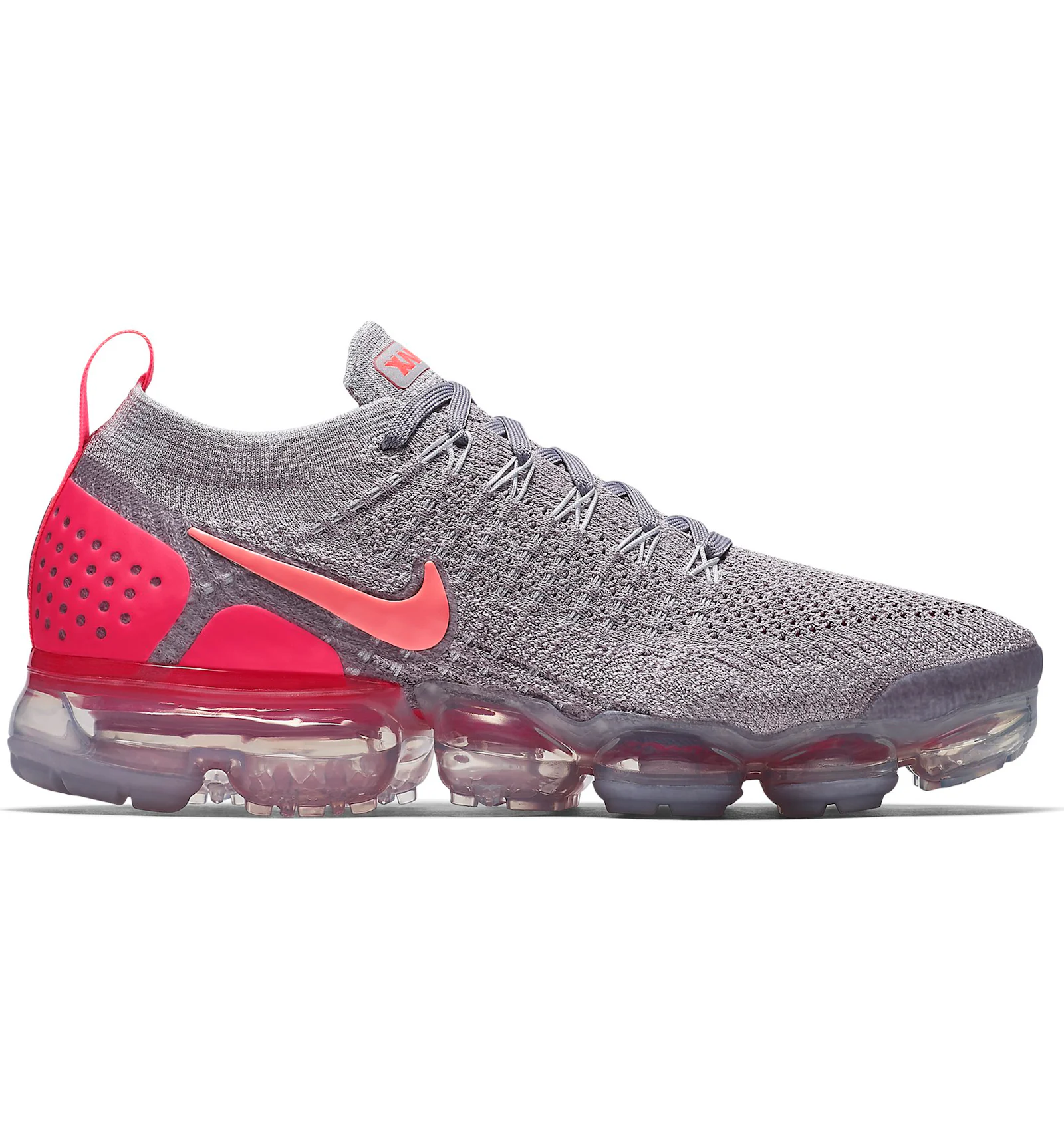 Nike Air VaporMax 2 Atmosphere Grey Crimson Pulse Women s