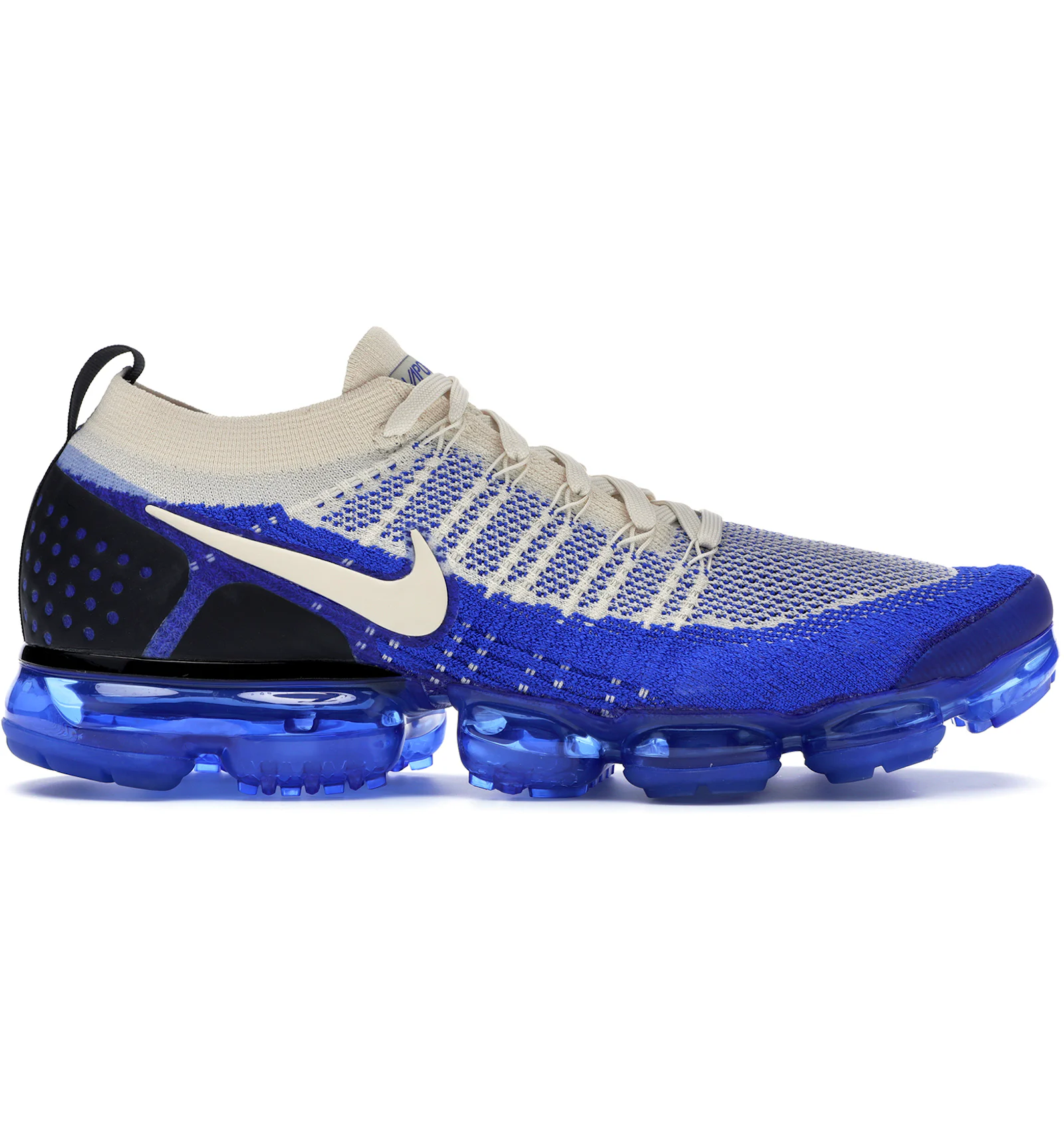 Nike vapormax flyknit black white racer blue Clearance