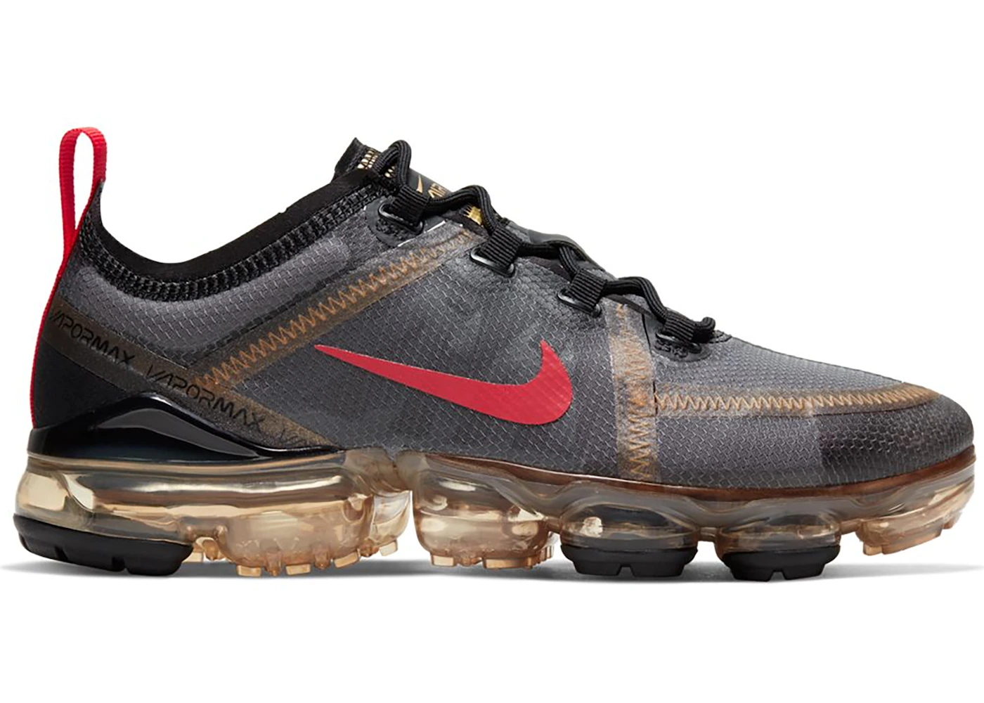 Red and gold vapormax hotsell