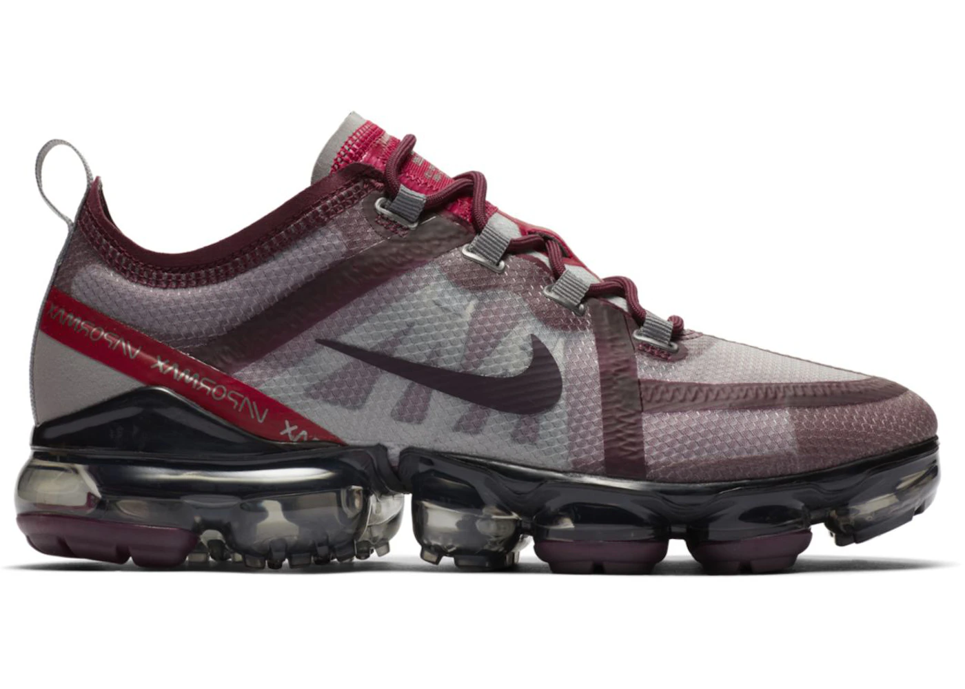 Nike air vapormax flyknit 2019 burgundy black Clearance