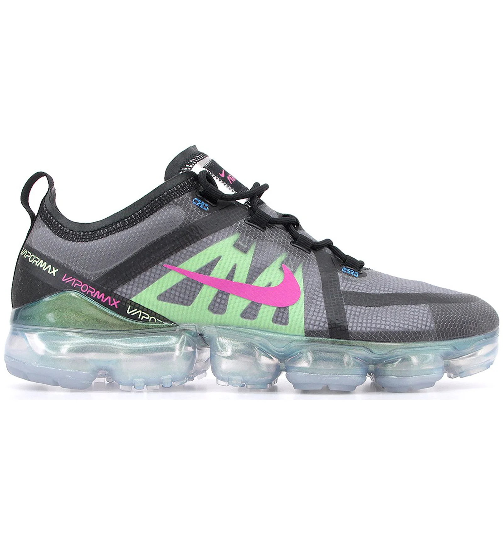 Nike Air VaporMax 2019 Premium Black Active Fuchsia Photo Blue