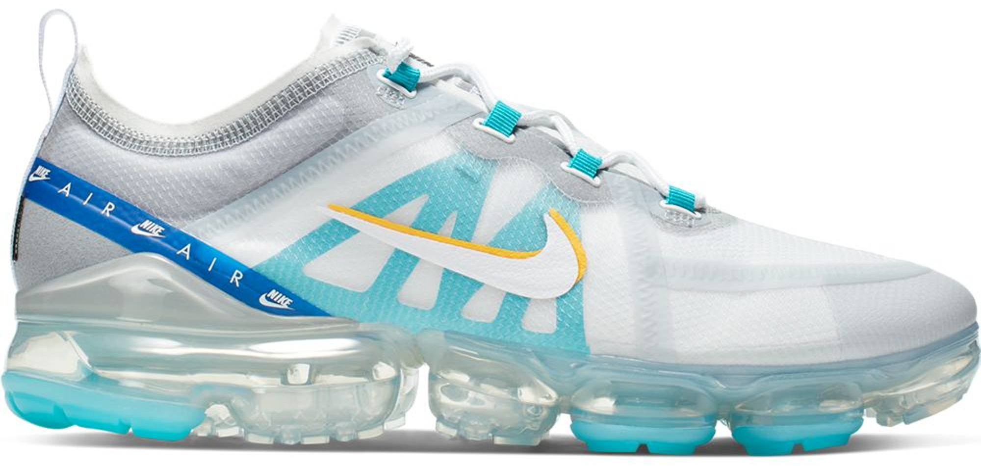 white and gold vapormax 2019